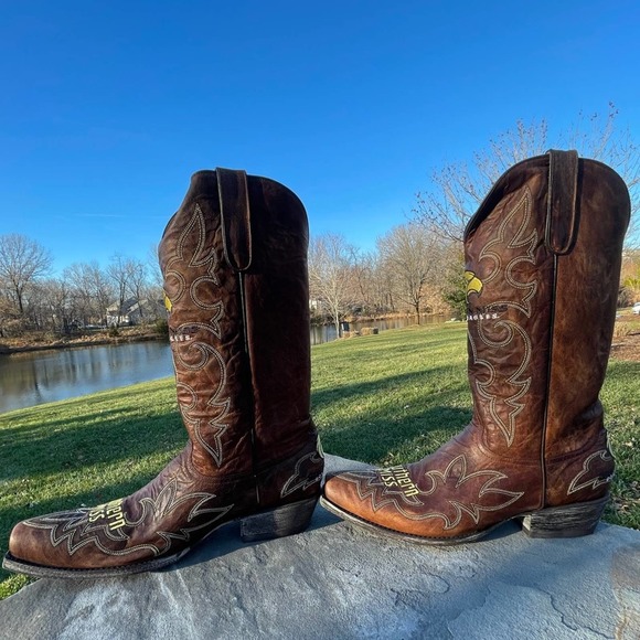 Southern Miss Golden Eagle Gameday Boots Cowboy Boots - Picture 5 of 9